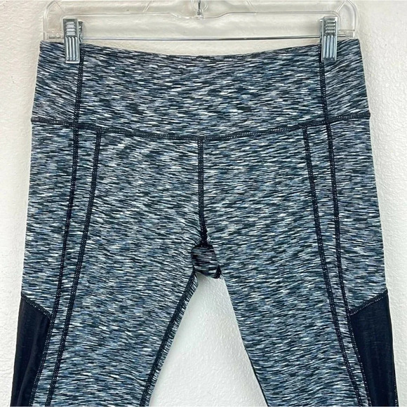 Lululemon Leggings Women's Sz 8 Drop It Like It's Hot Cropped Low Rise Blue - Picture 4 of 8